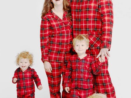 Red Plaid Family Christmas Pajamas For Sale