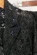 Sparkly Black Lace 2 Piece Women Party Suits Fashion