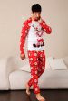 Red Deer Print Family Christmas Pajamas Hot on Sale