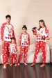 Red Deer Print Family Christmas Pajamas Hot on Sale