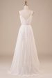 A-Line Simple Long Wedding Dress Sale