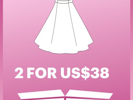 ZAPAKA MYSTERY BOX of 2Pc Vintage Dresses Discount