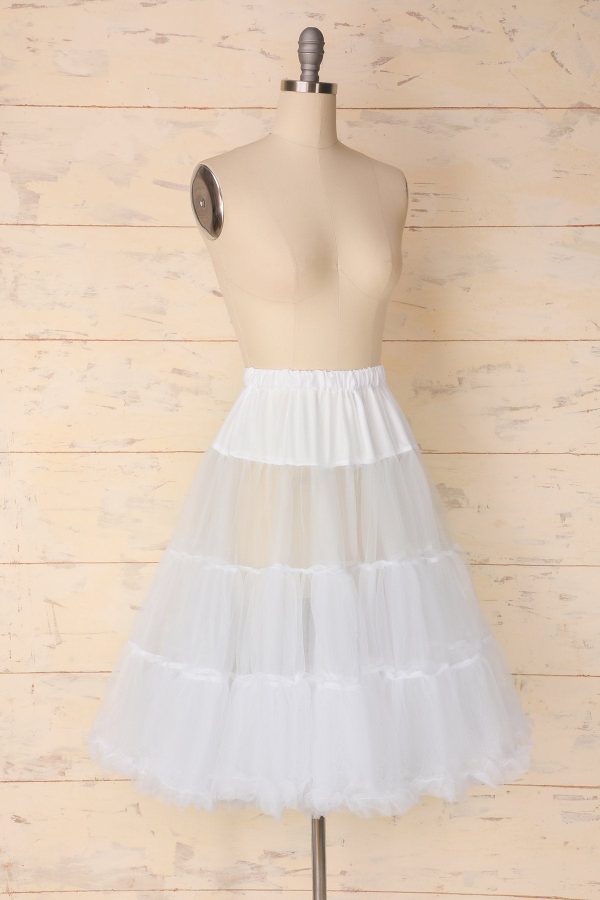 White Tulle Petticoat Online