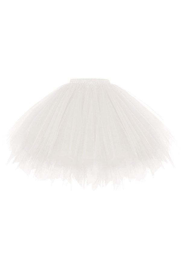 Classic Short Ballet Bubble Tulle Tutu Skirt Discount