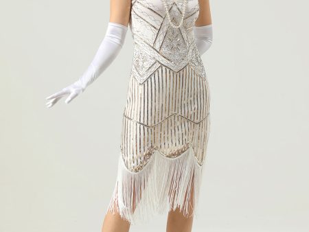 1920 Retro Sequin Fringe Dress For Cheap