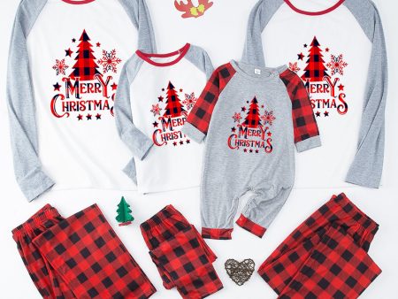 Grey & Red Plaid Matching Family Christmas Pajamas Online Hot Sale