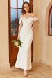 Simple Off the Shoulder Boho Wedding Dress Hot on Sale