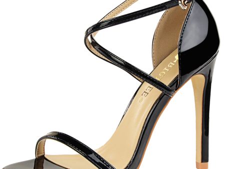 Black Stiletto Sandals Fashion