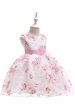 Cute Sleeveless Pink Girls  Party Dress Online Hot Sale