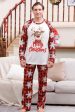 Christmas Red Print Family Pajamas Sets Discount