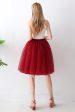 Classic Elastic 5 Layered Tulle Tutu Skirt Sale