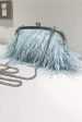 Blue Tassel Pearl Evening Party Clutch Bag Fashion