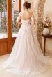 Elegant A Line Halter White Long Wedding Dress with Appliques Fashion