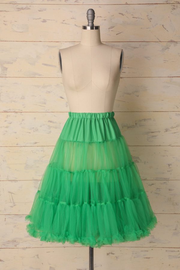 Green Tulle Petticoat on Sale