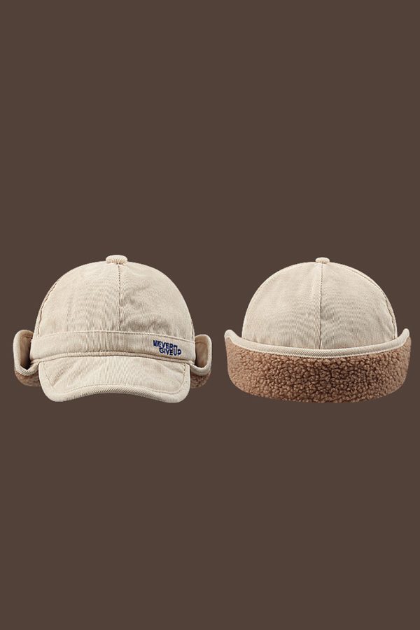 White Warm Peaked Hat For Sale