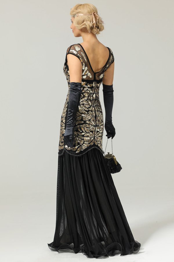 1920s Sequined Flapper Dress Online Sale