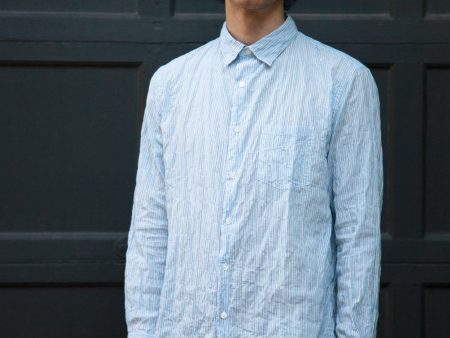 The Notch Shirt, Light Blue Stripe Online