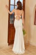 Simple Mermaid Boho Wedding Dress on Sale