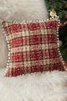 Christmas Gift Plaid Pillow Case For Sale