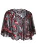 1920s Red Glitter Sequins Cape on Sale