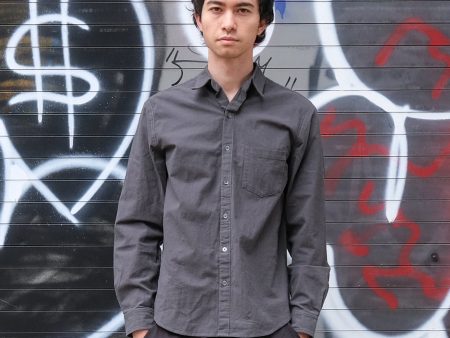 The Reverse Seam Shirt, Charcoal | Twill Online