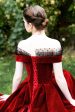 Burgundy Off the Shoulder Velvet Prom Dress Sale