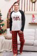 Long Sleeves Plaid Family Christmas Pajamas For Cheap