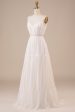 A-Line Simple Long Wedding Dress Sale