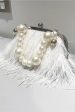 Blue Tassel Pearl Evening Party Clutch Bag Fashion