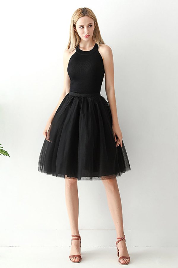 Classic Elastic 5 Layered Tulle Tutu Skirt Sale