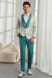 Shawl Lapel One Button Light Green 3 Piece Men s Homecoming Suits Online now