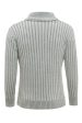 Grey Stand Collar Men s Pullover Sweater Online