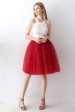 Classic Elastic 5 Layered Tulle Tutu Skirt Sale