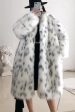 White Oversized Long Faux Fur Shearling Coat Online Sale