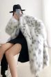 White Oversized Long Faux Fur Shearling Coat Online Sale