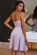 A Line Spaghetti Straps Light Purple Graduation Dress Sale