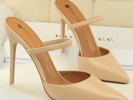 Apricot Stiletto Pointy Heels Cheap