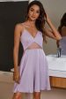 A Line Spaghetti Straps Light Purple Graduation Dress Sale