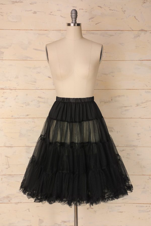 Black Tulle Petticoat Hot on Sale