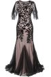 Plus Size Long 1920s Flapper Dress with Sequin For Discount