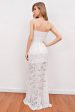 White Lace Beach Wedding Dress on Sale