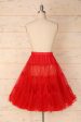 Tulle Red Petticoat For Cheap