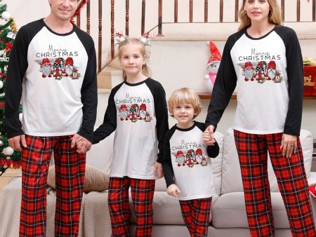 Long Sleeves Plaid Family Christmas Pajamas For Cheap