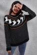 Halloween Ghost Long Sleeve Knitted Sweater For Discount