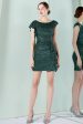 Dark Green Bateau Neck Bodycon Cocktail Dress Cheap