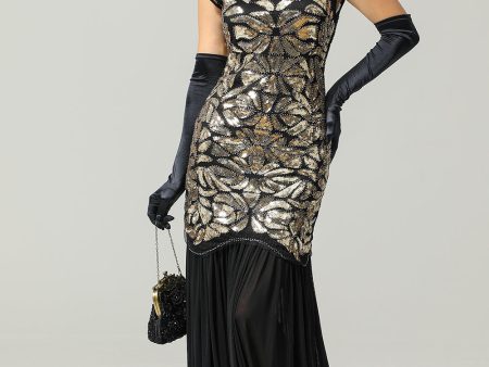 1920s Sequined Flapper Dress Online Sale