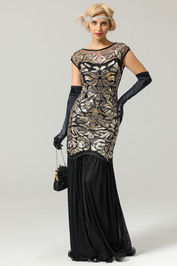 1920s Sequined Flapper Dress Online Sale