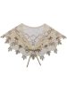 1920s Ivory Flower Sequin Women Cape Online