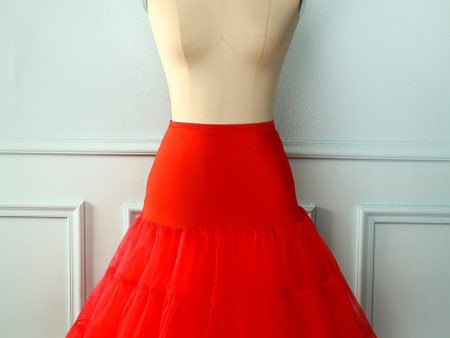 Red Tutu Petticoat Cheap