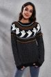 Halloween Ghost Long Sleeve Knitted Sweater For Discount